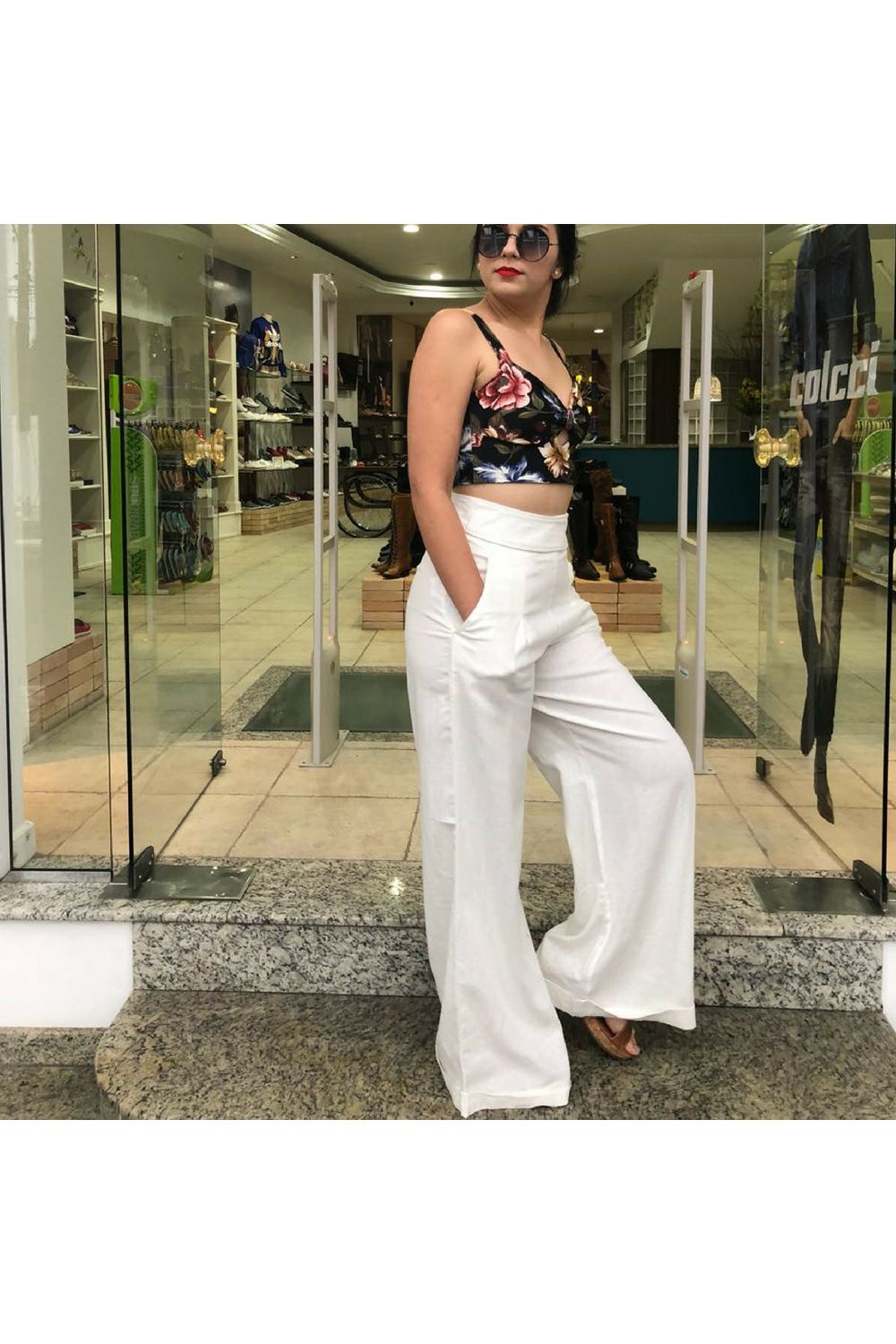 pantalona branca farm