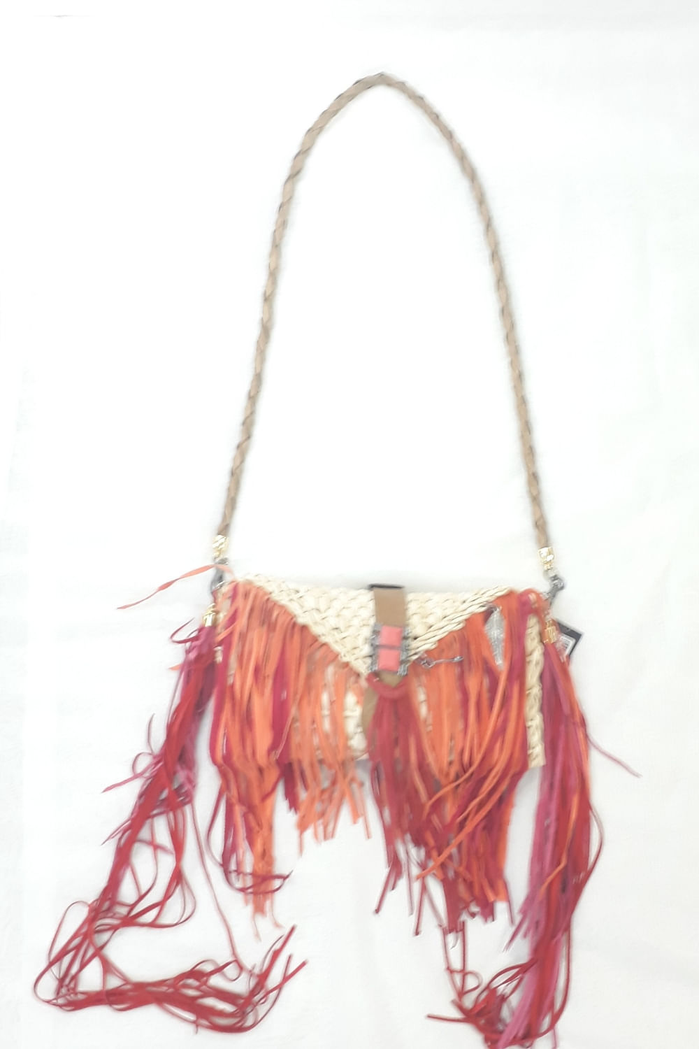 red feather bolsa