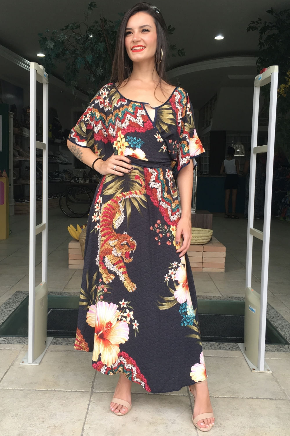 vestidos midi de marca