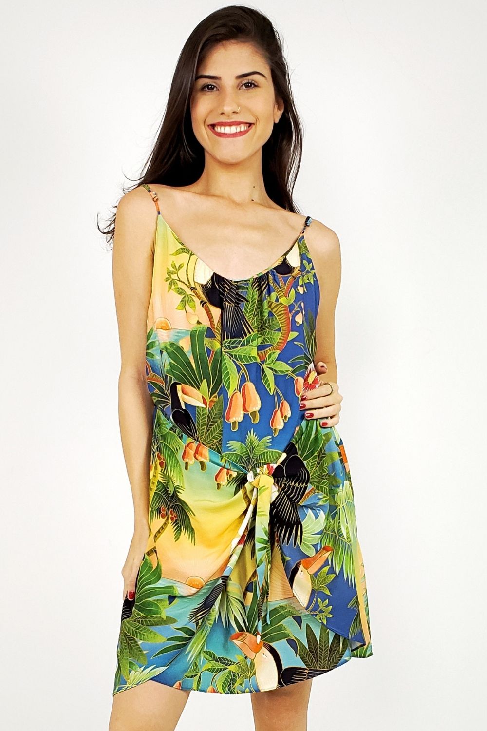 vestido farm tucanos