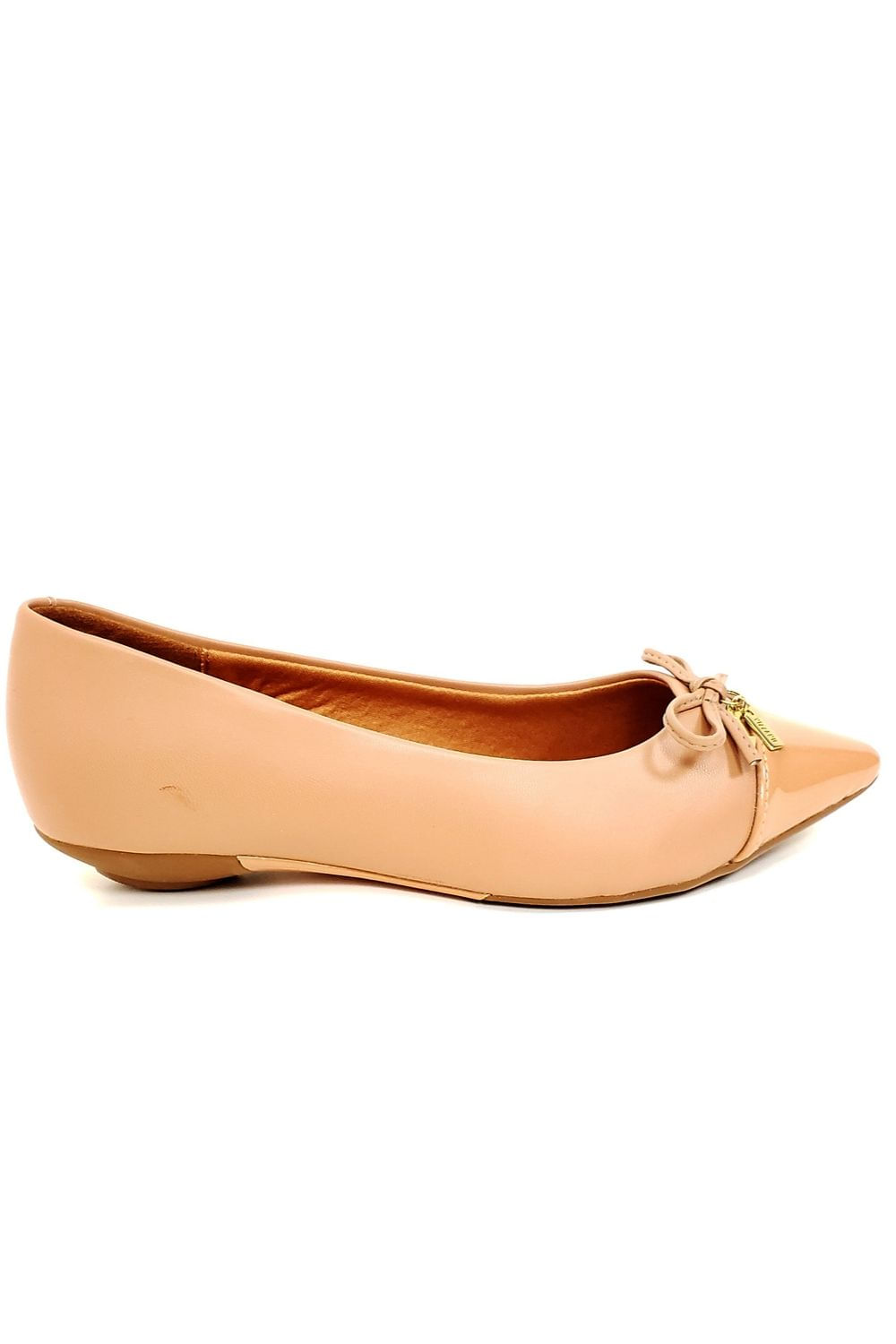 sapatilha nude vizzano