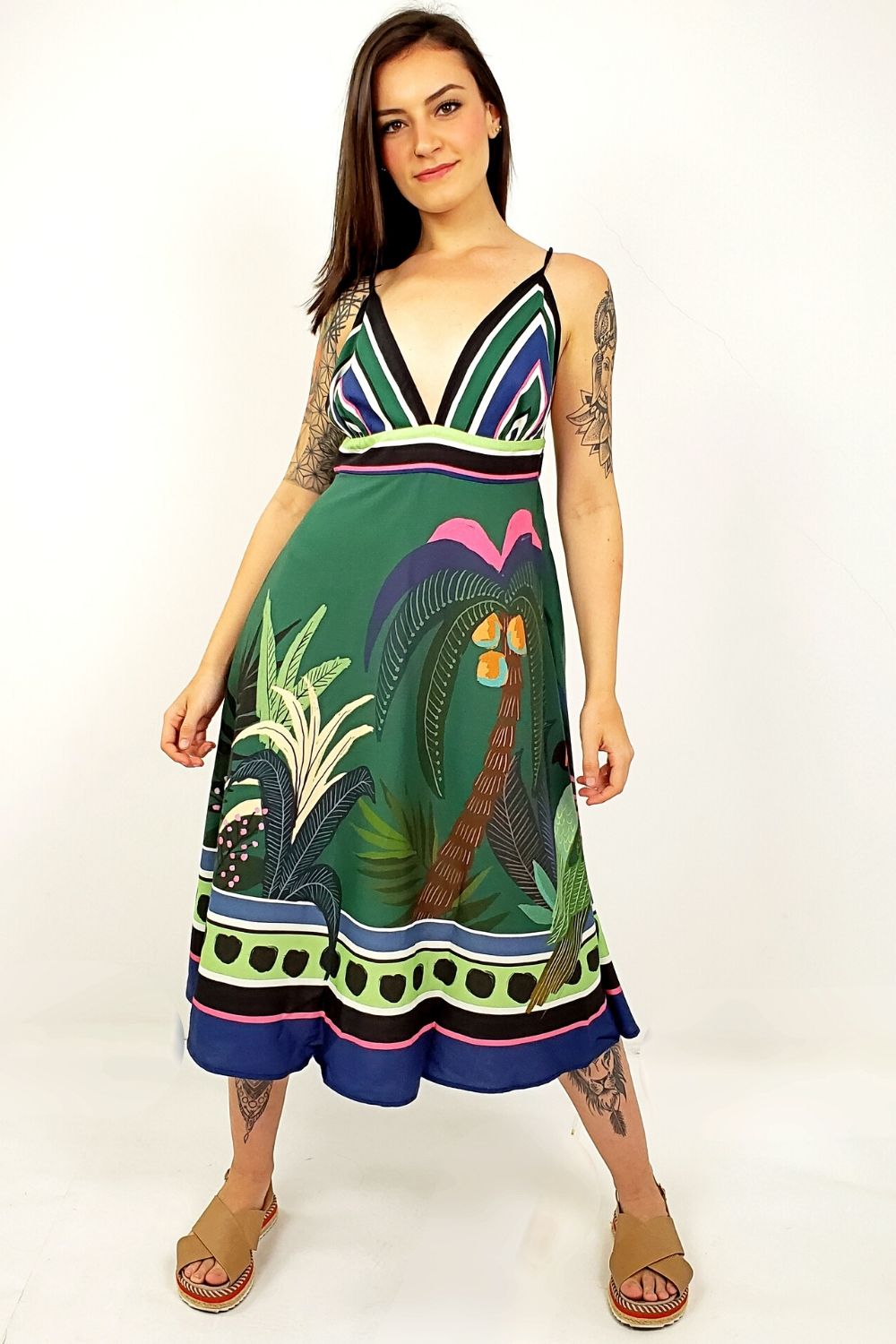 vestidos midi farm