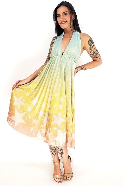 vestido brilho