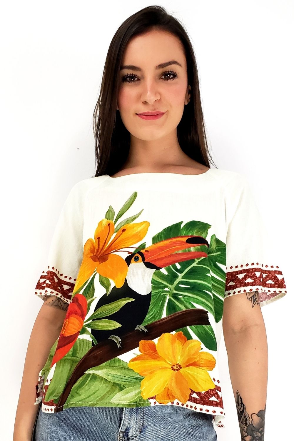 blusa farm tropical