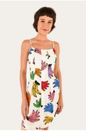Vestido-curto-confete-de-banana-Farm