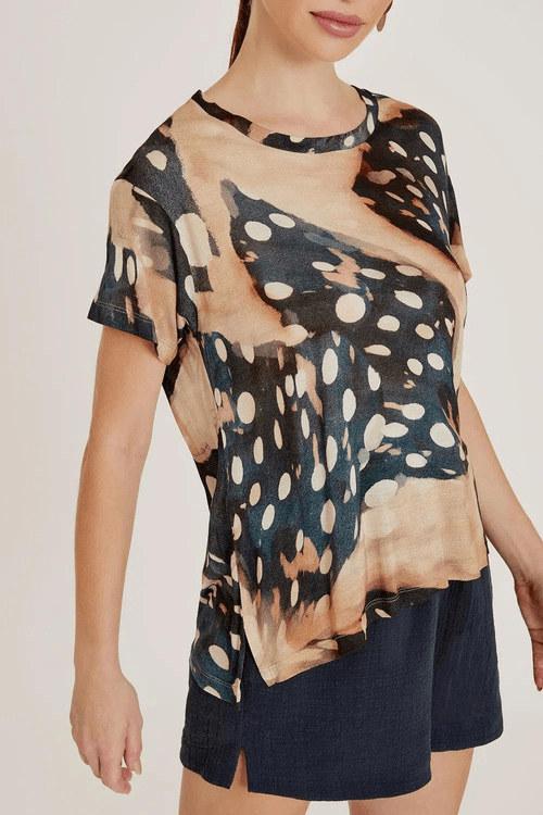 Blusa quadri catavento Lenny Niemeyer Loja Viva Vida