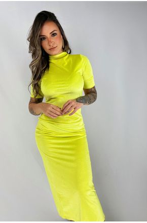 Vestido Super Midi Com Fenda Lança Perfume -2