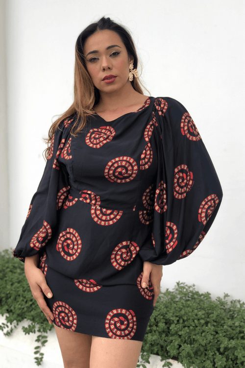 Vestido-curto-cobra-coral-farm