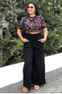Blusa cropped brilho tropical Farm