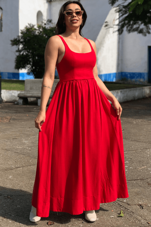 Vestido-vermelho-cropped-corselet-farm