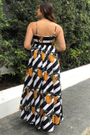 Vestido Alcinhas Listra Banana Farm