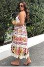 Vestido Cropped Lenco Floraline Farm