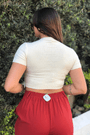 Blusa Manga Curta Trico Farm