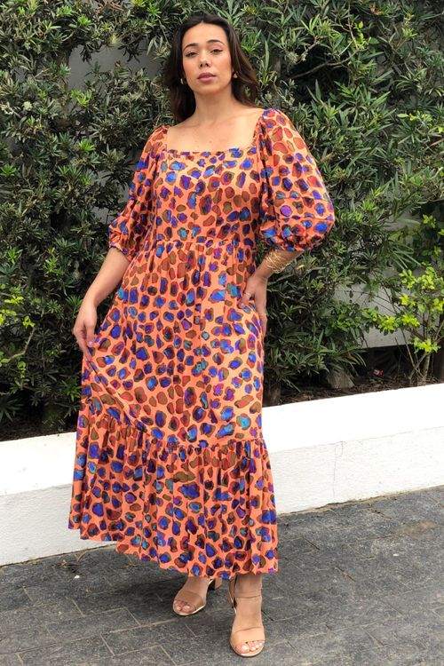 Vestido-manga-bufante-onca-Animale1