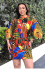 Vestido tshirt big beleza tropical maxi Farm