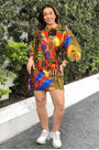 Vestido tshirt big beleza tropical maxi Farm