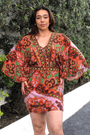 Vestido curto capadocia Farm