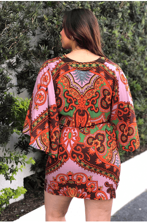 Vestido curto capadocia Farm