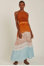 Vestido decote costas seda sinop Lenny Niemeyer