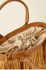 Bolsa franjas ráfia natural Lenny Niemeyer