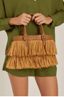 Bolsa franjas ráfia natural Lenny Niemeyer