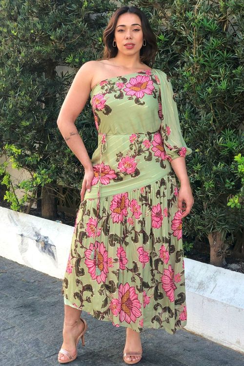 Vestido longo aurora floral Farm