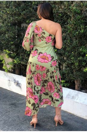 Vestido longo aurora floral Farm