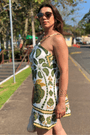 Vestido curto alcinha riad Farm