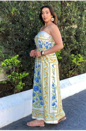 Vestido longo puglia Farm
