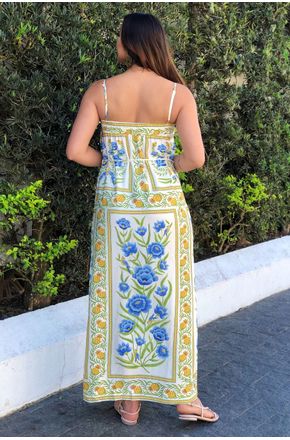 Vestido longo puglia Farm