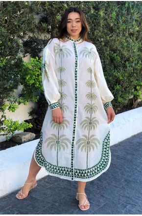 Vestido chemise milani coqueiros Farm