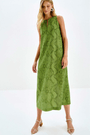 Vestido midi sem mangas Lez a Lez