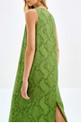 Vestido midi sem mangas Lez a Lez