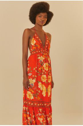 Vestido Cropped Borboleta Farm