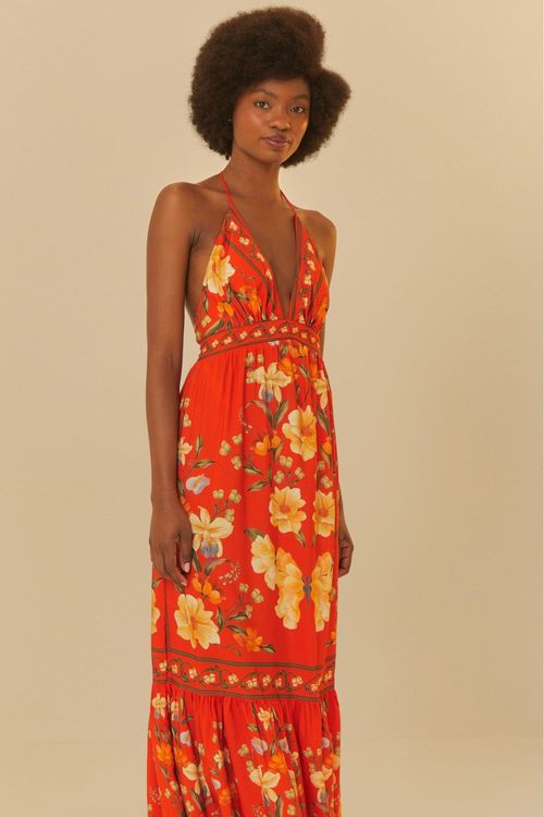 Vestido Cropped Borboleta Farm