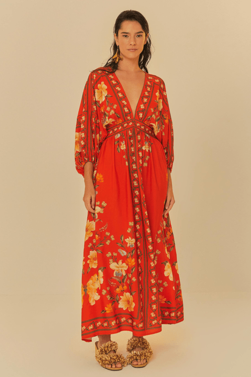 Vestido-longo-manga-borboleta-em-flor-Farm1
