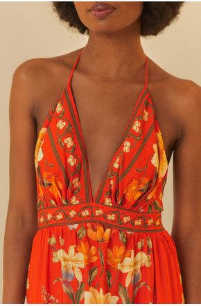 Vestido Cropped Borboleta Farm