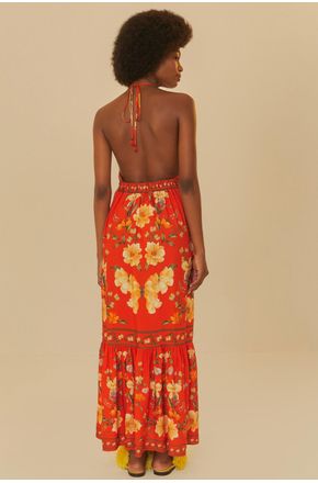 Vestido Cropped Borboleta Farm