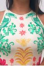 Vestido Midi Oasis De Verão Farm