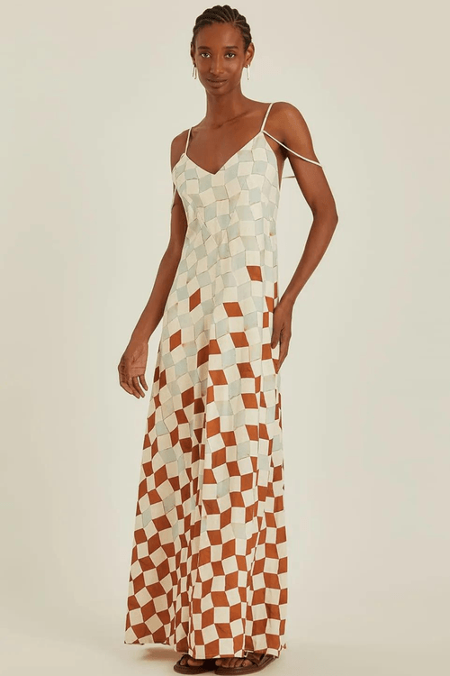 Vestido sobreposição casablanca Lenny Niemeyer