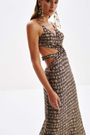 Vestido Longo Leve Brilho e Cuts Lez A Lez
