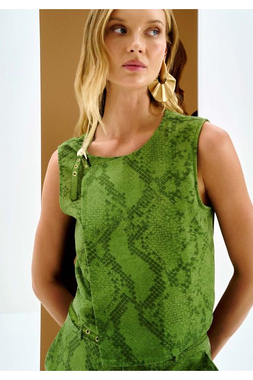 Blusa sem mangas snake Lez a Lez