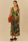 Vestido cropped beleza tropical Farm
