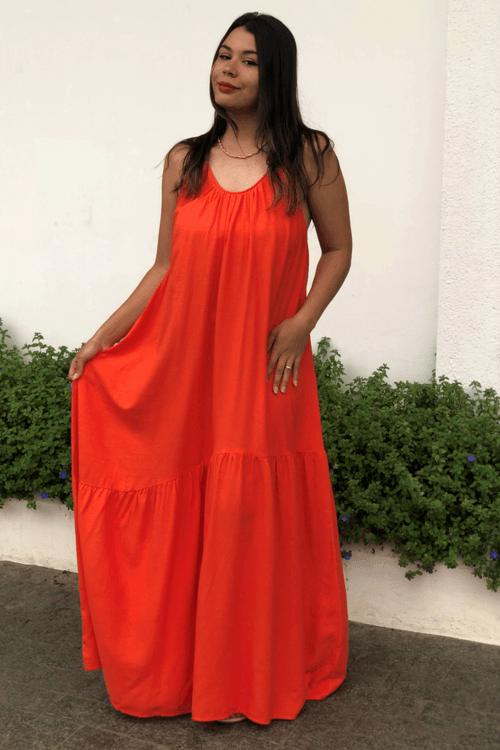 Vestido cropped alcinhas Farm