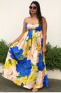Vestido Longo Chita Bella Farm
