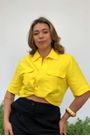 Camisa-cropped-torcido-amarelo-Animale1