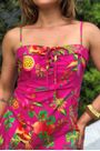Vestido Curto Jardim De Frutas Farm