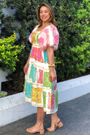 Vestido Midi Doce Manha Farm