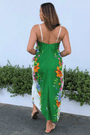 Vestido midi delicadeza de fruta Farm