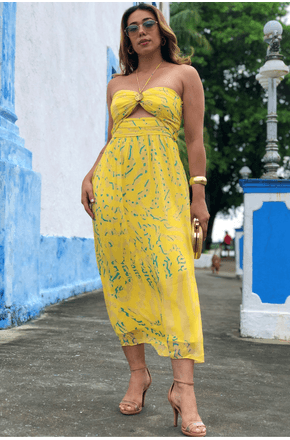Vestido-midi-textura-Animale